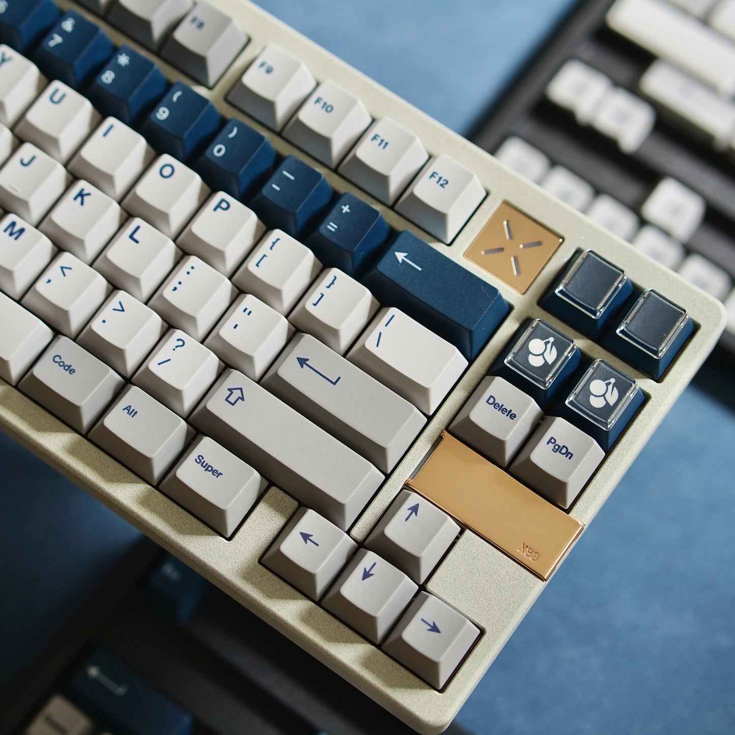 GMK Prussian Alert Keycap Set, Cherry Profile, Dye Sub PBT Key Cap