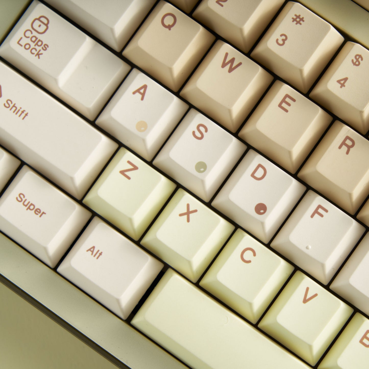 QK Bubble Tea Keycap Set, Cherry Profile, Dye Sub PBT Key Cap
