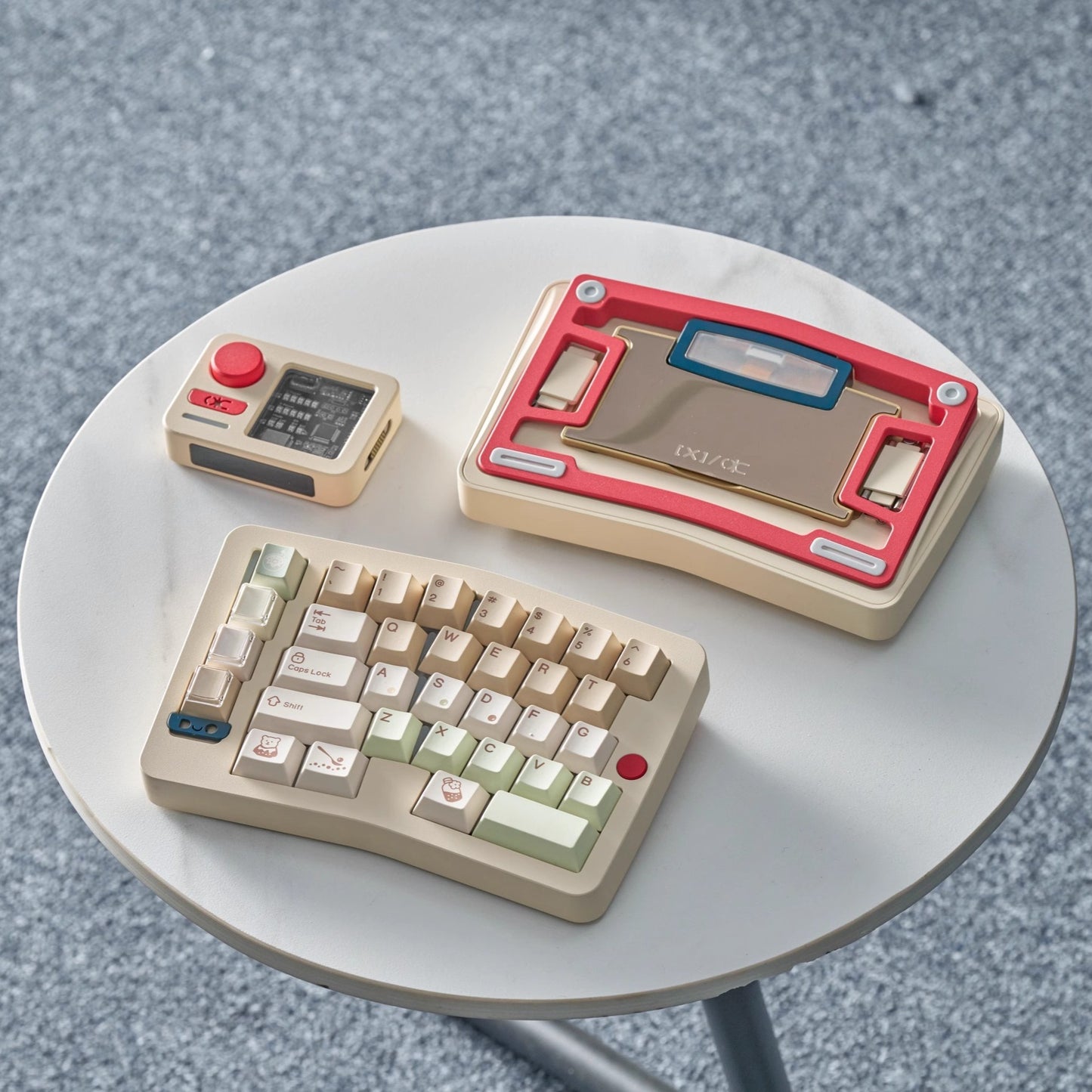 QK Bubble Tea Keycap Set, Cherry Profile, Dye Sub PBT Key Cap