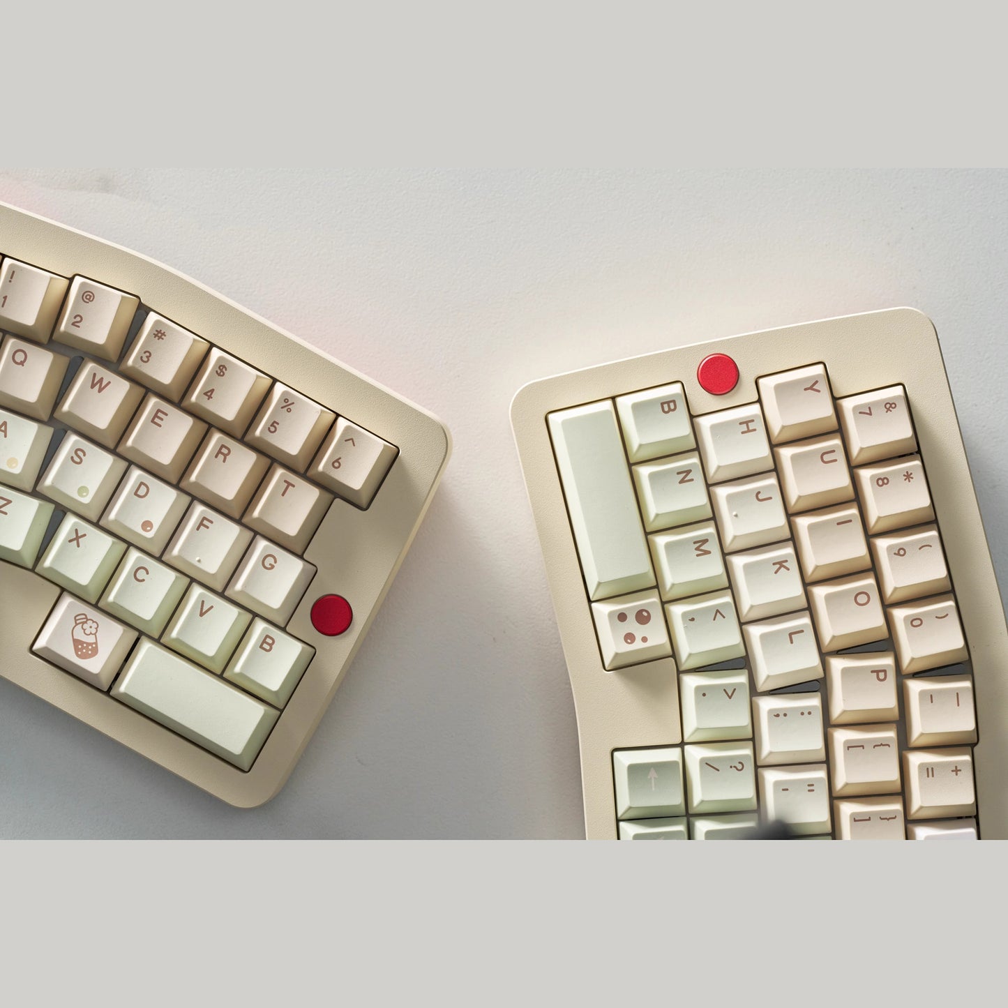 QK Bubble Tea Keycap Set, Cherry Profile, Dye Sub PBT Key Cap