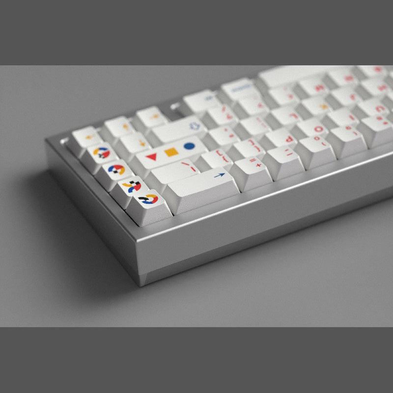Milkway-QwertyKeys QK65 Keycap Set, Cherry Profile, PBT Dye Sub Key Cap