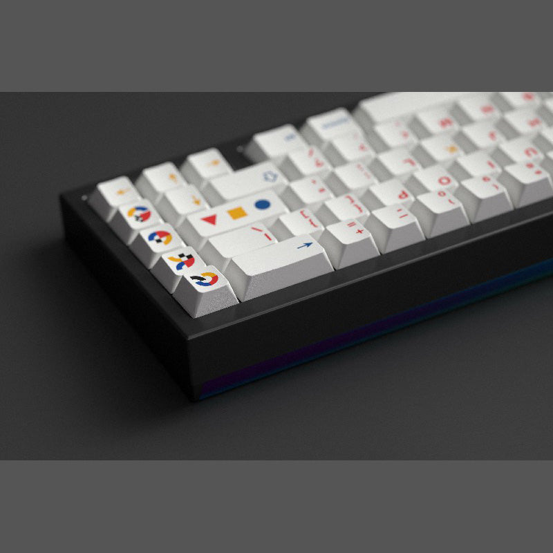 Milkway-QwertyKeys QK65 Keycap Set, Cherry Profile, PBT Dye Sub Key Cap