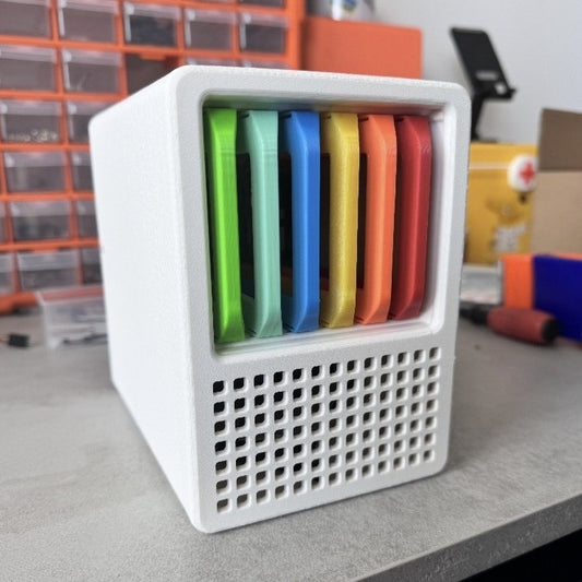 Qnasmini V2 - Mini Home NAS server 3D Printed Case (ABS)