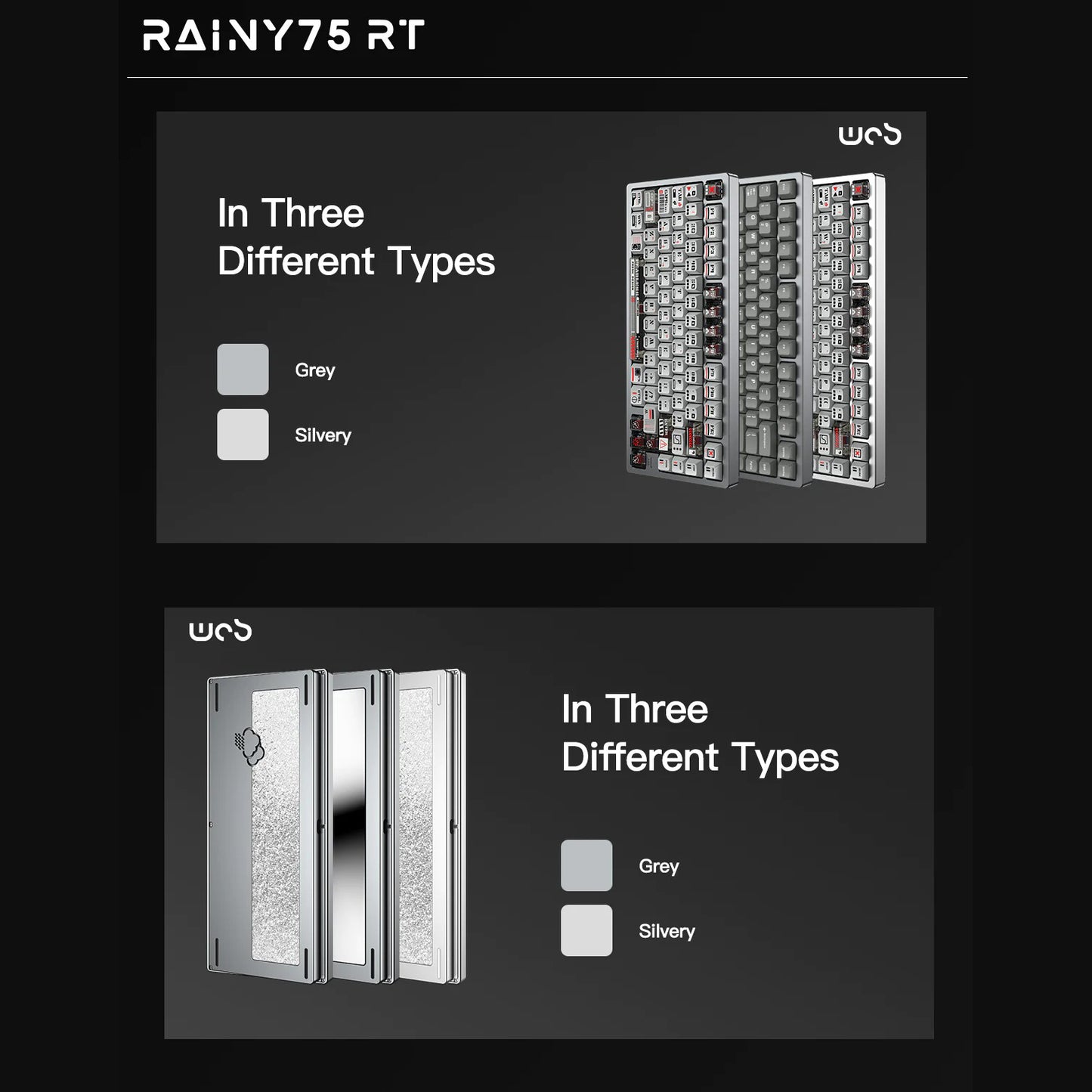 Rainy75 RT Aluminum Magnetic HE Gaming Keyboard