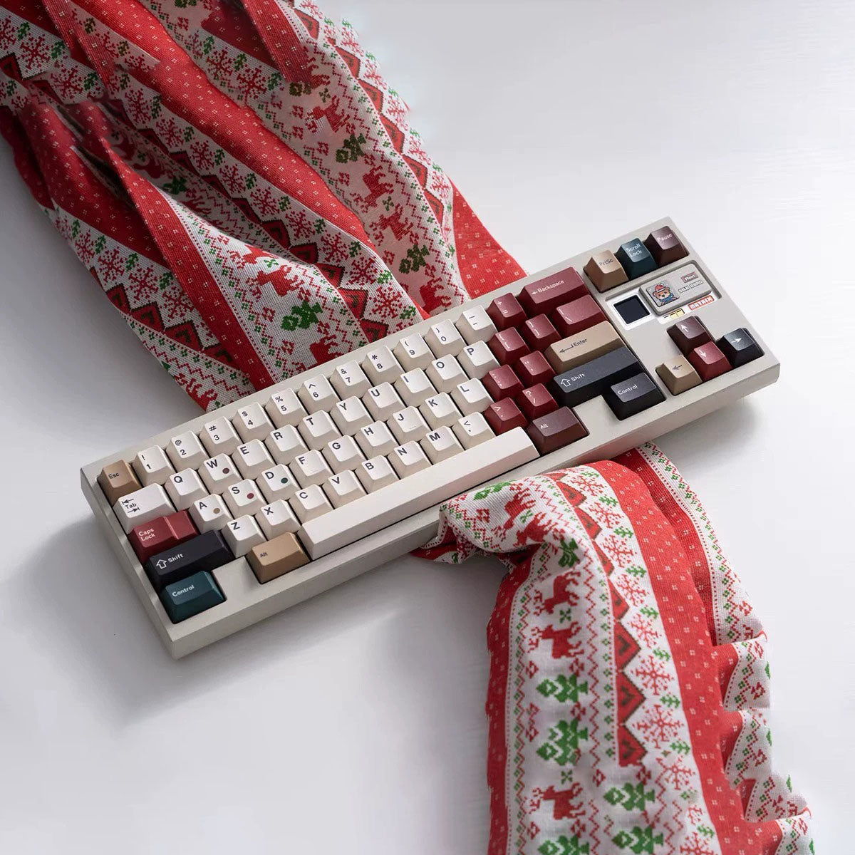 Retro Mixed Lights R1 Keycap Set, Cherry Profile, PBT Dye Sub Key Cap