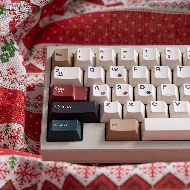 Retro Mixed Lights R1 Keycap Set, Cherry Profile, PBT Dye Sub Key Cap