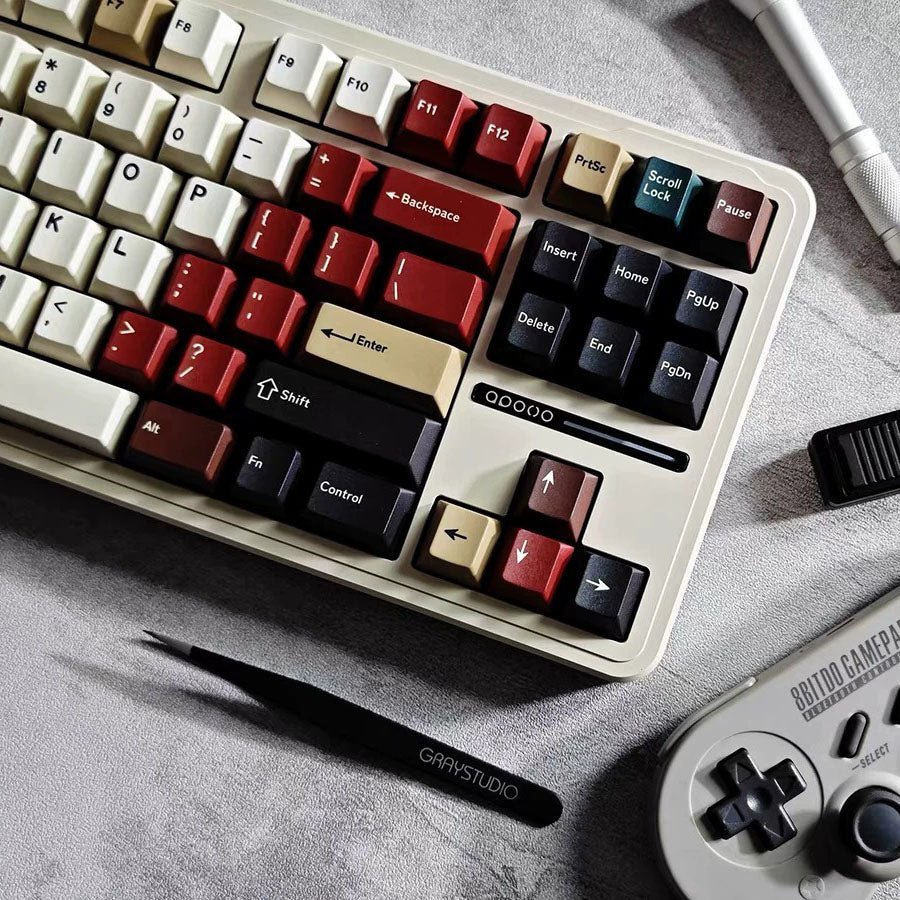 Retro Mixed Lights R1 Keycap Set, Cherry Profile, PBT Dye Sub Key Cap