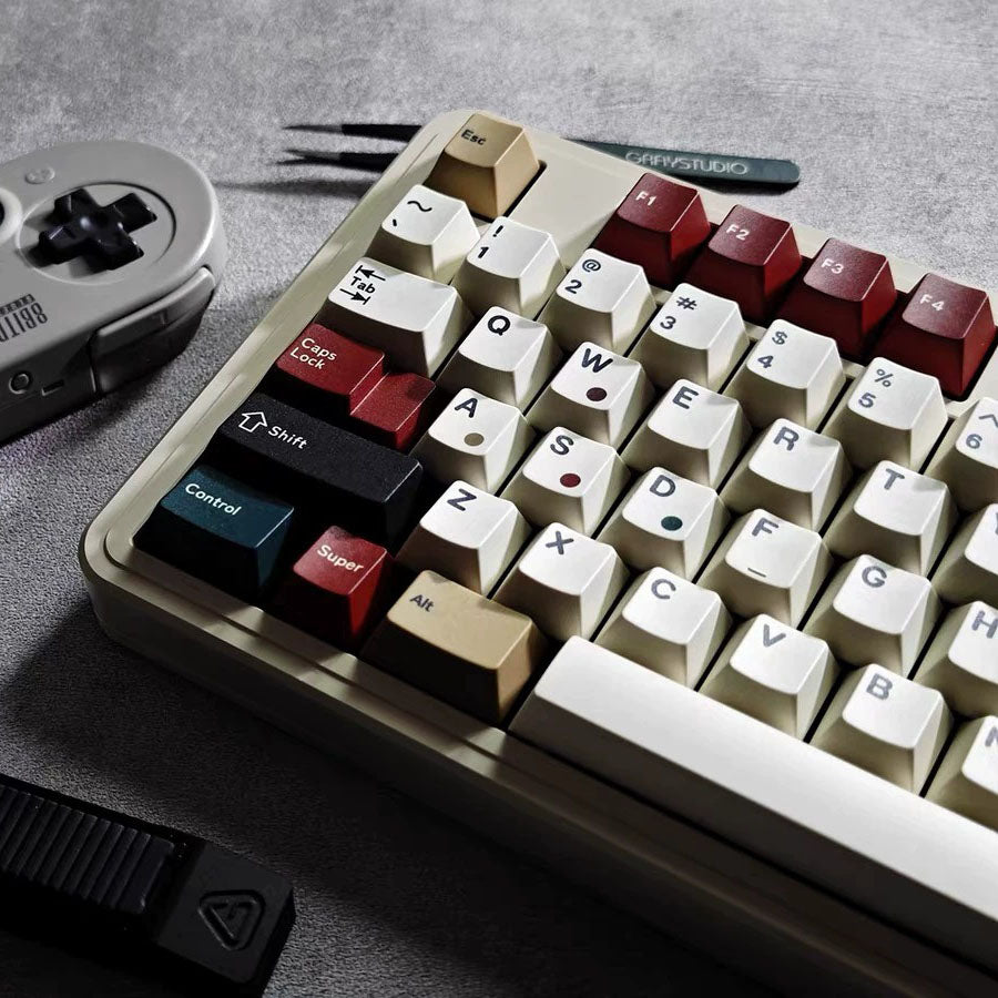 Retro Mixed Lights R1 Keycap Set, Cherry Profile, PBT Dye Sub Key Cap