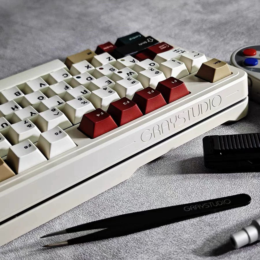 Retro Mixed Lights R1 Keycap Set, Cherry Profile, PBT Dye Sub Key Cap