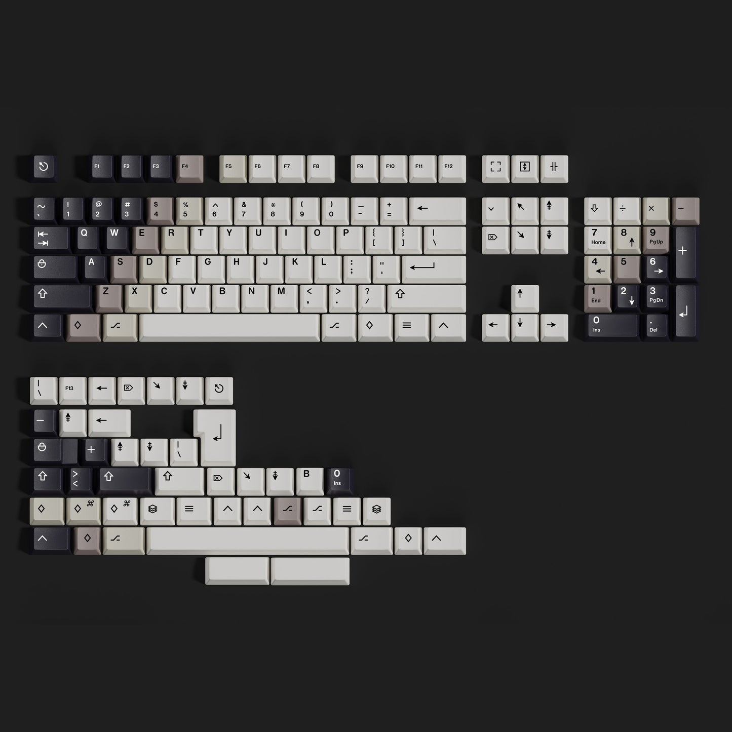 DMK Relic Keycap Set, Cherry Profile, Dye Sub PBT Key Cap