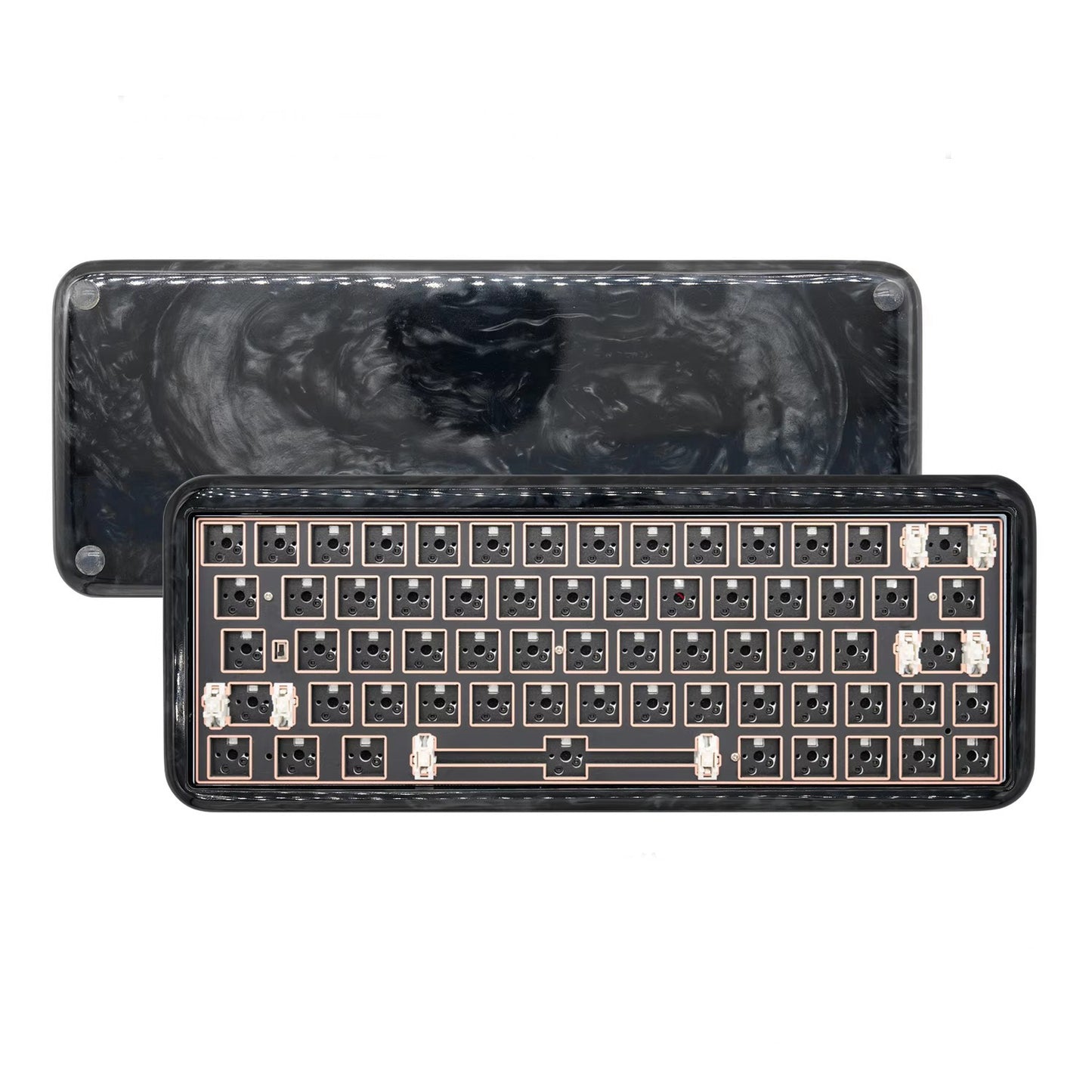 Resin 61/64 Custom Mechanical Keyboard Barebone