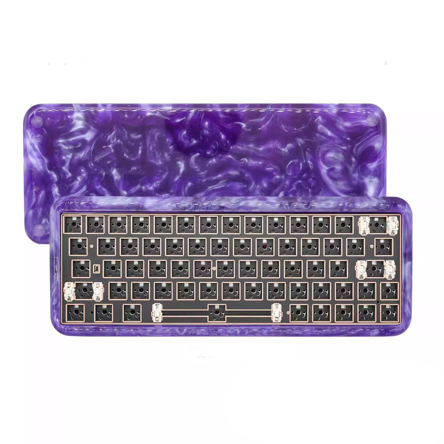 Resin 61/64 Custom Mechanical Keyboard Barebone