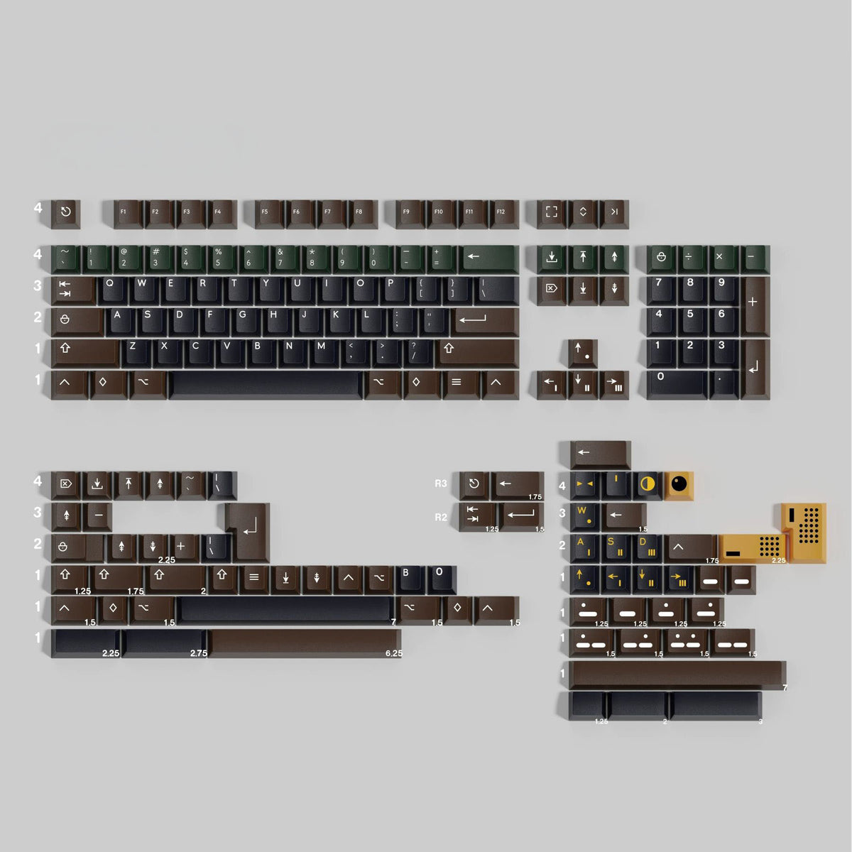 Resonance R1 Keycap Set, Cherry Profile, Dye Sub PBT Key Cap