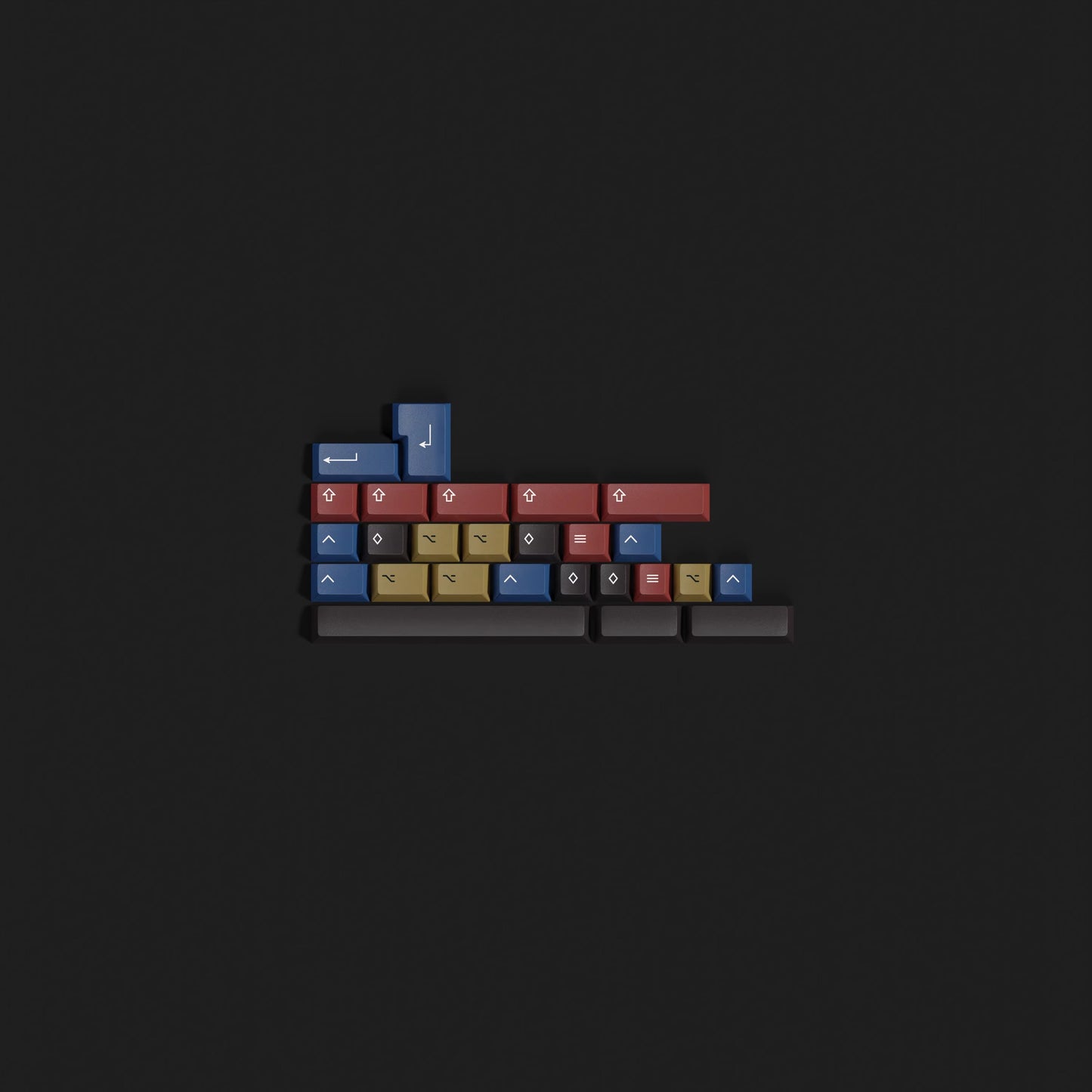 Retro 100 Keycap Set, Cherry Profile, Dye Sub PBT Key Cap