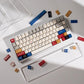 Retro Beige 100 Keycap Set Cherry Profile, Dye Sub PBT Key Cap