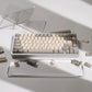 Retro Beige 100 Keycap Set Cherry Profile, Dye Sub PBT Key Cap