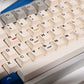 Retro Beige 100 Keycap Set Cherry Profile, Dye Sub PBT Key Cap