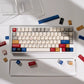Retro Beige 100 Keycap Set Cherry Profile, Dye Sub PBT Key Cap