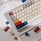 Retro Beige 100 Keycap Set Cherry Profile, Dye Sub PBT Key Cap