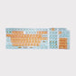 RK Orange Transparent Keycap Set, CBSA Profile, Transparent PC