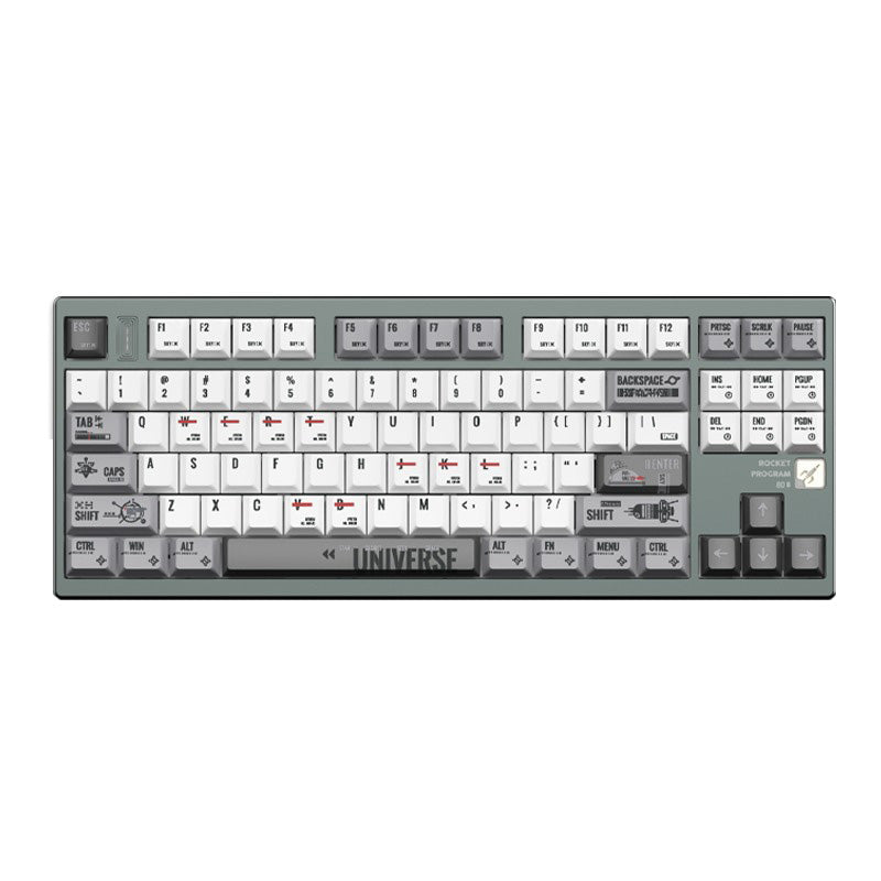 Rocket80 Aluminum QMK Wireless Mechanical Keyboard