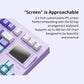 SP STAR D82 Pro+ Mechanical Keyboard with LCD Screen