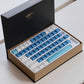 Sea Mist Love Letter Keycap Set, Cherry Profile, Dye Sub PBT