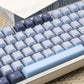 Semi-transparent Keycap Set, Cherry Profile, Double Shot PBT + Transparent PC Keycap