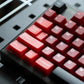 Semi-transparent Keycap Set, Cherry Profile, Double Shot PBT + Transparent PC Keycap