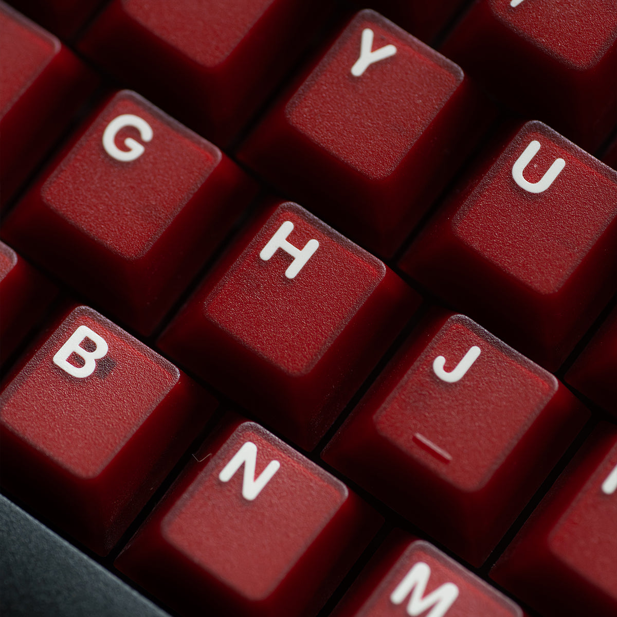 Semi-transparent Keycap Set, Cherry Profile, Double Shot PBT + Transparent PC Keycap