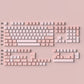 Sakura Jade Semi-transparent Keycap Set, Cherry Profile, Double Shot PBT + Transparent PC Keycap