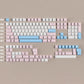 Semi-transparent Keycap Set, Cherry Profile, Double Shot PBT + Transparent PC Keycap