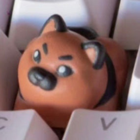 Cute Shiba Dog Artisan Keycap