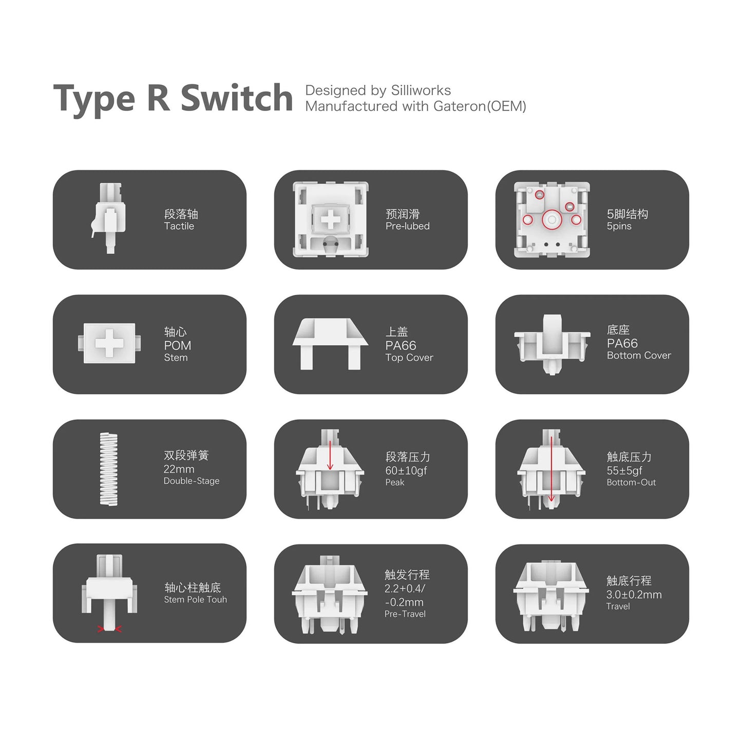 Sillyworks Type R Switch