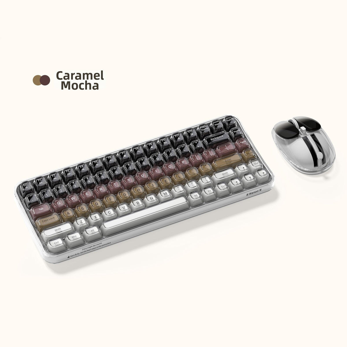 SK720 Manon Cute Crystal Jelly Keyboard & Mouse Set