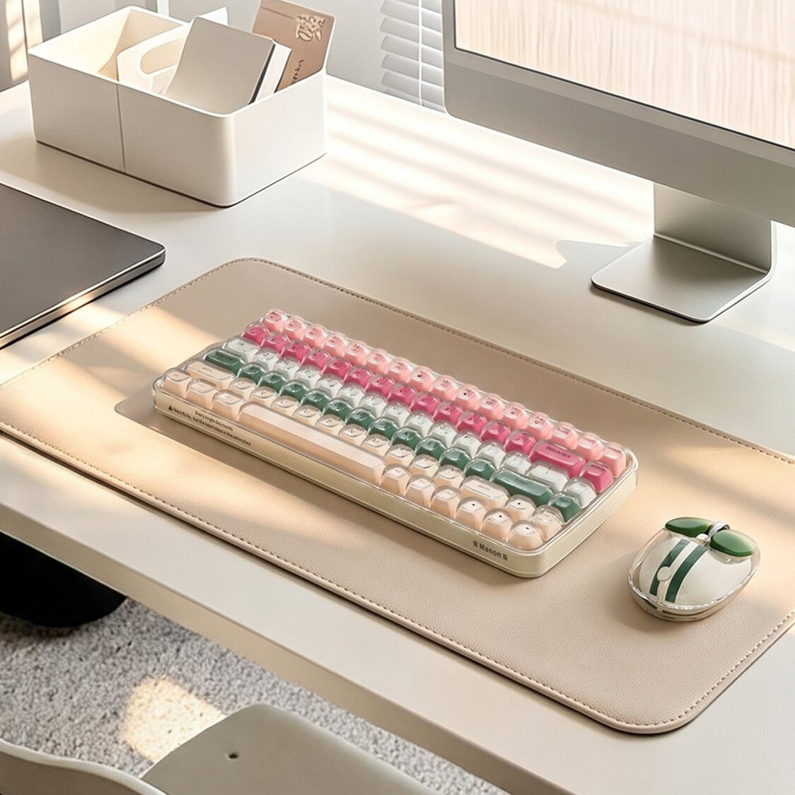 SK720 Manon Cute Crystal Jelly Keyboard & Mouse Set