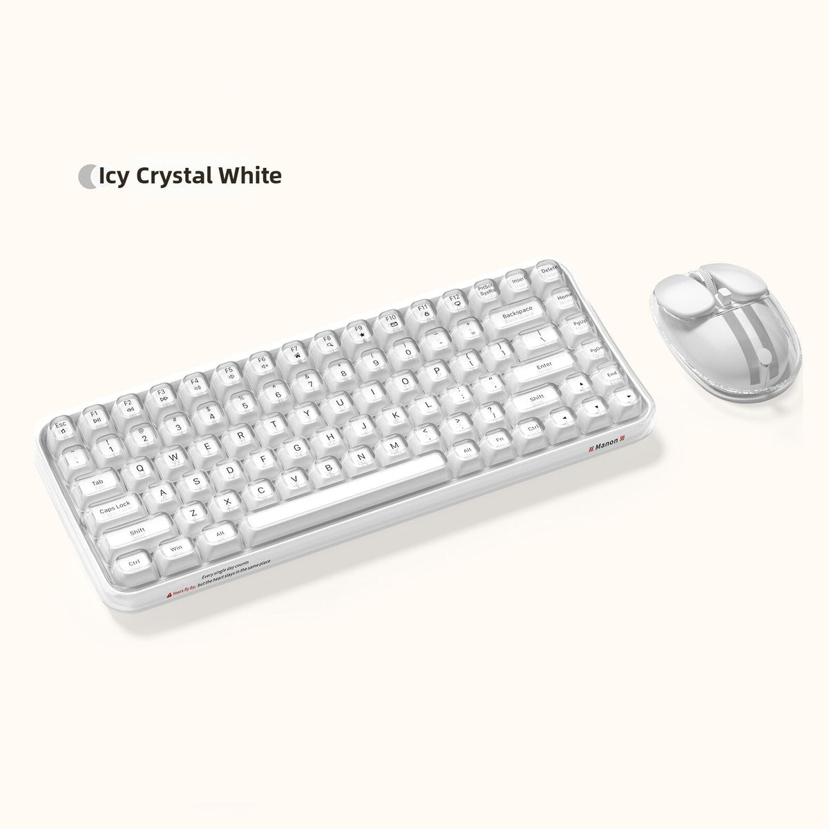 SK720 Manon Cute Crystal Jelly Keyboard & Mouse Set