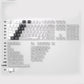 Snow Mountain Keycap Set, Cherry Profile, Dye Sub PBT + Transparent PC