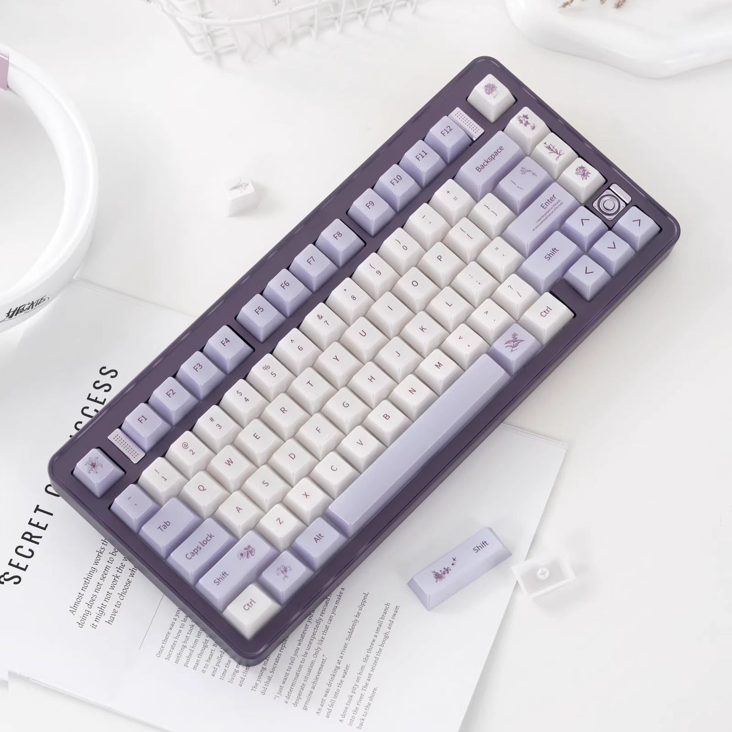 Stellar Studios Pearlescent Keycap Set, Cherry Profile, Pearlescent Painted