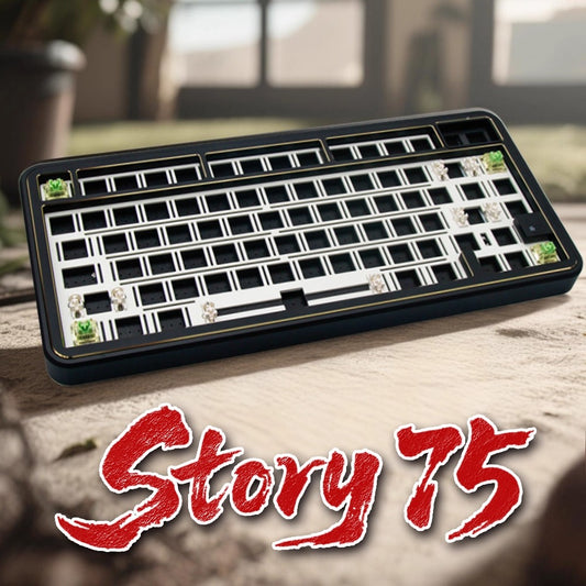 Story75 Aluminum Mechanical Keyboard Barebone (Screen Option)