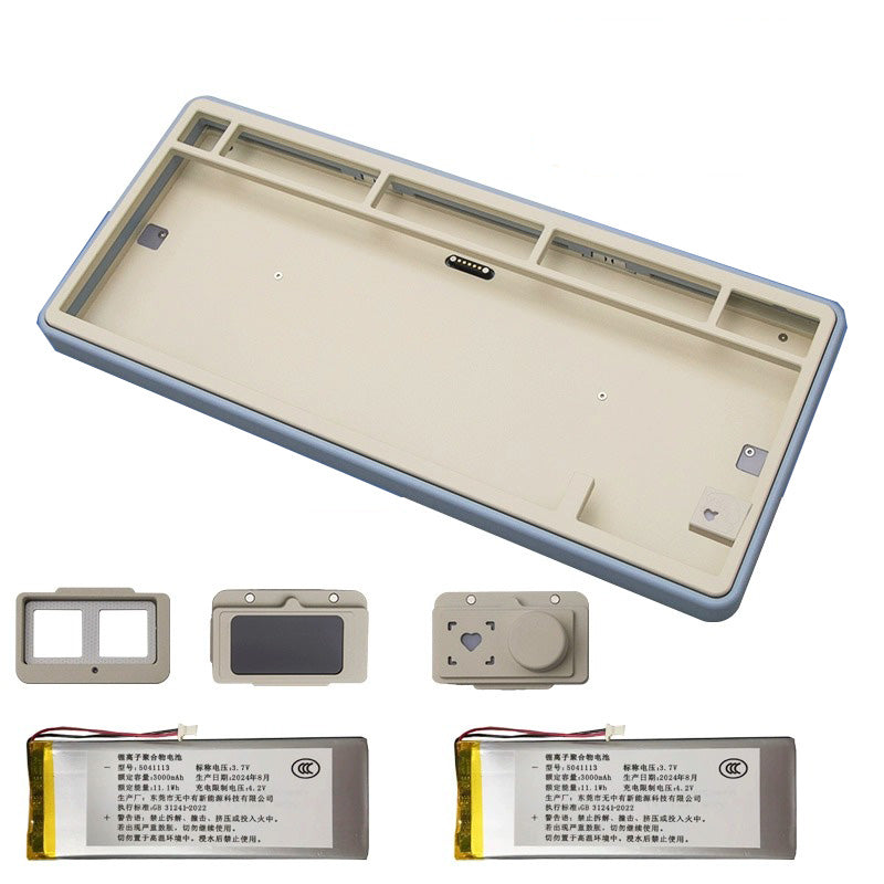 Teddy75 Mechanical Keyboard with Screen & Knob Modules