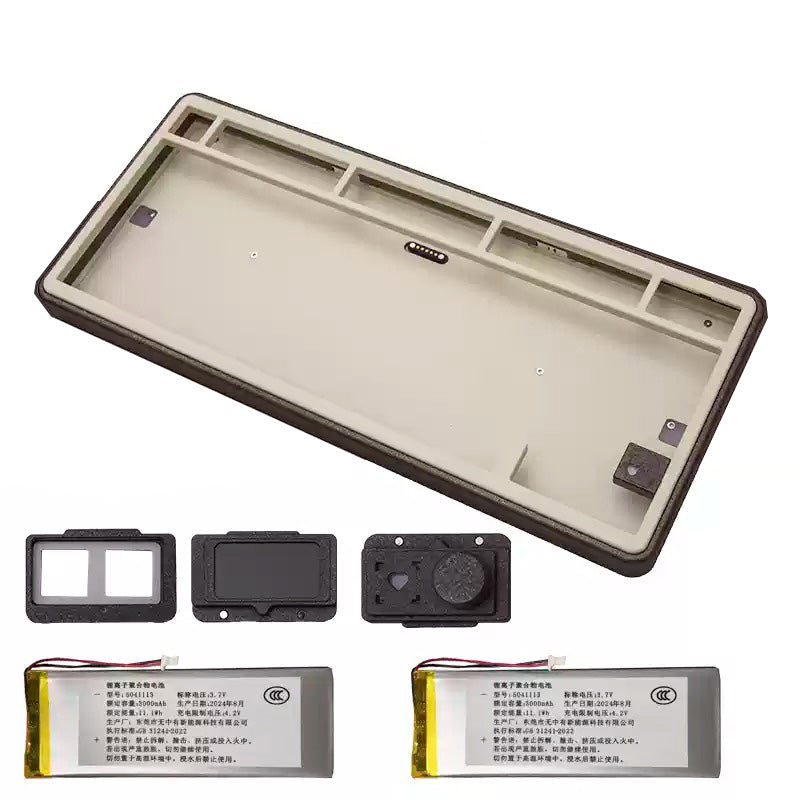 Teddy75 Mechanical Keyboard with Screen & Knob Modules