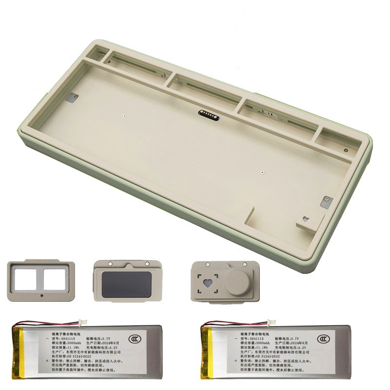 Teddy75 Mechanical Keyboard with Screen & Knob Modules
