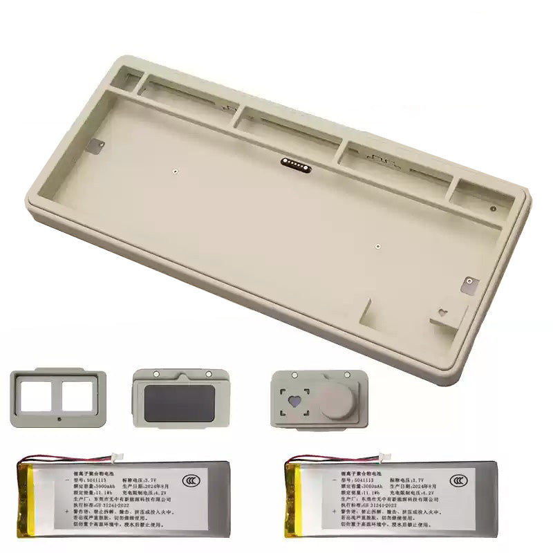 Teddy75 Mechanical Keyboard with Screen & Knob Modules