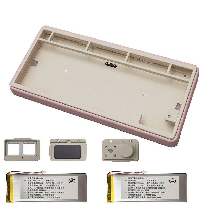 Teddy75 Mechanical Keyboard with Screen & Knob Modules