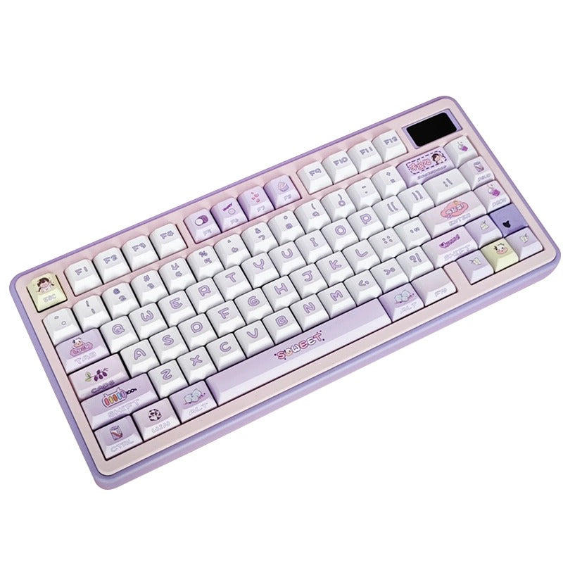 Teddy75 Mechanical Keyboard with Screen & Knob Modules