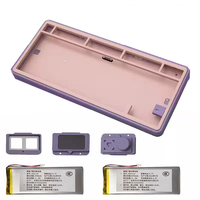Teddy75 Mechanical Keyboard with Screen & Knob Modules