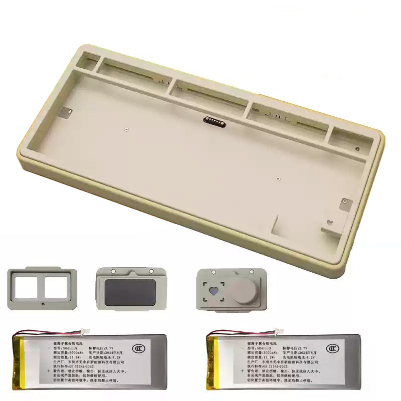 Teddy75 Mechanical Keyboard with Screen & Knob Modules