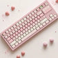 Sakura Cocoa Keycap Set, Cherry Profile, Dye Sub PBT Key Cap Set