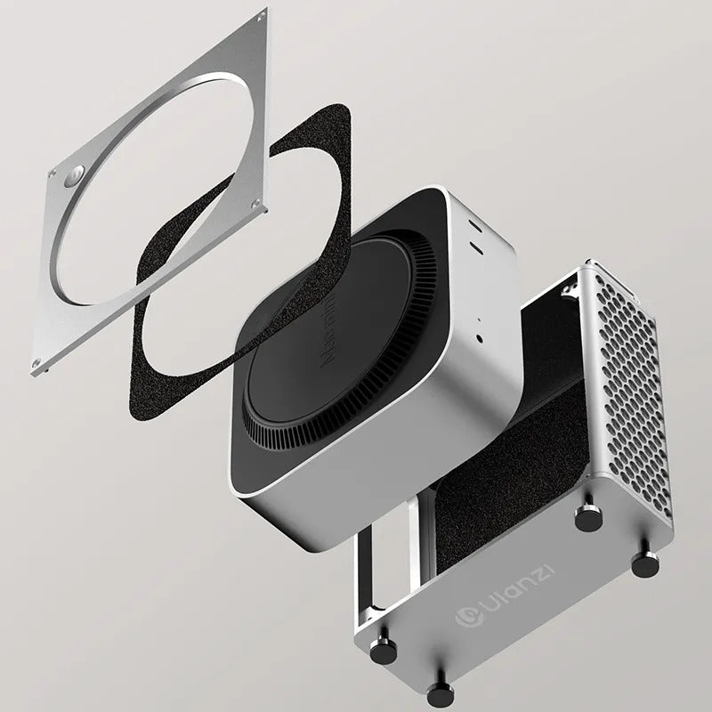 CNC Aluminum Case for 2024 Mac Mini M4 (Mac Pro Style)